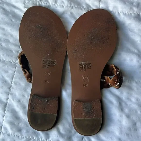 MICHAEL Michael Kors Brown Braided Sandals - Picture 5 of 6